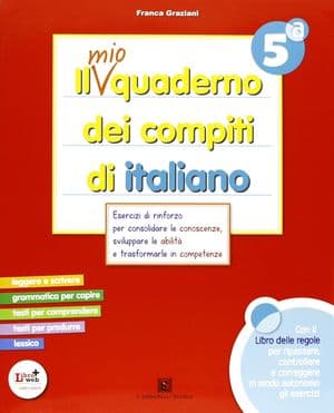 Copertina Mio Quaderno Dei Compiti Di Italiano (Il)