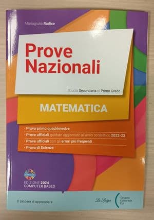 Copertina Matematica Prove Nazionali Classe 3Â°