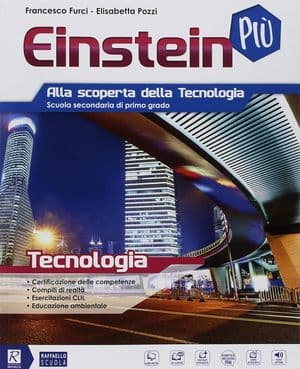 Copertina Einstein Piu' Tecnologia+Disegno+Tavole+Coding+Informatica+Mio Book