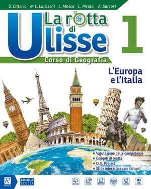 Copertina Rotta Di Ulisse 1 + Atlante + Regioni + Competenze + Dvd Mio Book (La)
