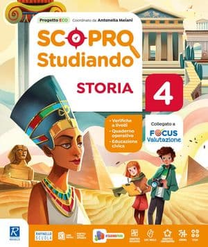 Copertina Scopro Studiando 4 Area Matematica/Scienze