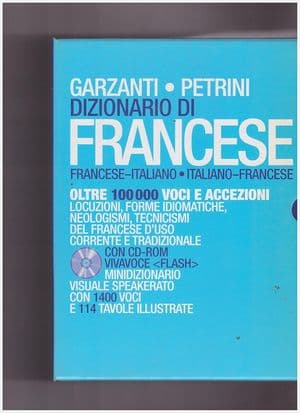 Copertina Dizionario Francese Petrini/Garzanti