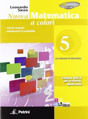 Copertina Nuova Matematica A Colori - Edizione Gialla - Volume 5