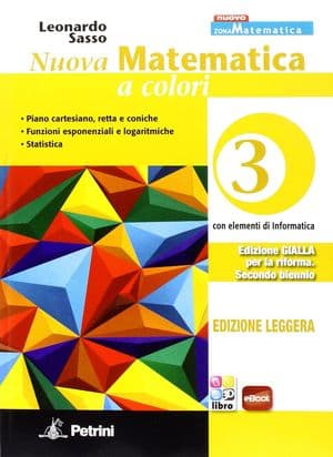 Copertina Nuova Matematica A Colori - Edizione Gialla - Leggera - Volume 3 + Ebook