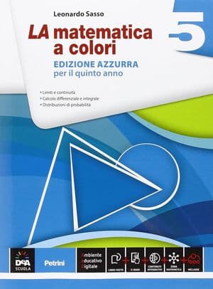 Copertina Matematica A Colori (La) Edizione Azzurra Volume 5 + Ebook