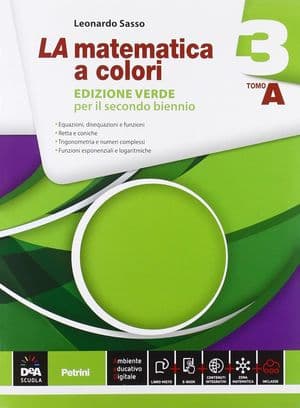 Copertina Matematica A Colori (La) - Edizione Verde - Volume 3 A+B + Ebook