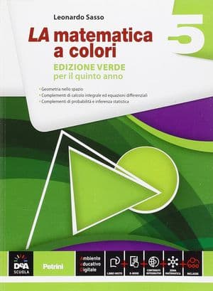 Copertina Matematica A Colori (La) - Edizione Verde - Volume 5 + Ebook