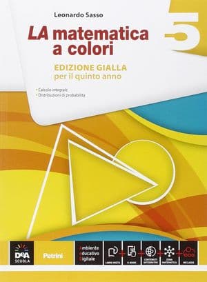 Copertina Matematica A Colori (La) Edizione Gialla Volume 5 + Ebook