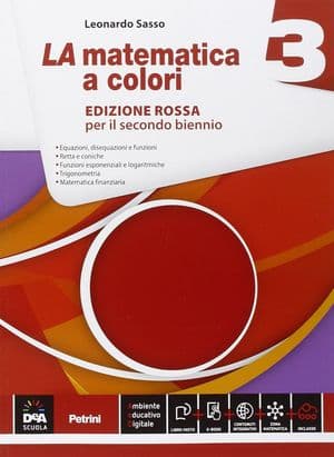 Copertina Matematica A Colori (La) Edizione Rossa Volume 3 + Ebook