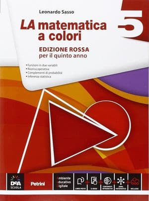 Copertina Matematica A Colori (La) Edizione Rossa Volume 5  + Ebook