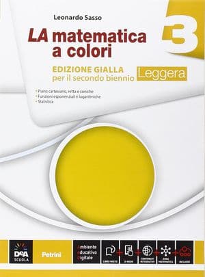 Copertina Matematica A Colori (La) Edizione Gialla Leggera Volume 3 + Ebook