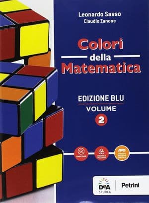 Copertina Colori Della Matematica - Edizione Blu Volume 2 + Quaderno 2 + Ebook