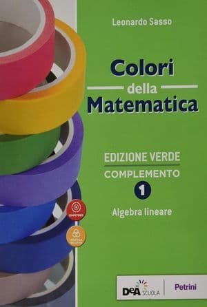 Copertina Colori Della Matematica - Edizione Verde Complemento 1 + Ebook