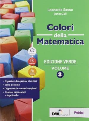 Copertina Colori Della Matematica - Edizione Verde Vol. 3 + Ebook
