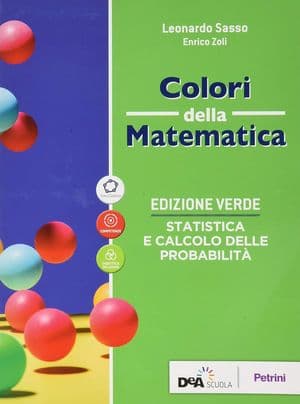 Copertina Colori Della Matematica - Edizione Verde - Statistica E Probabilitã  + Ebook