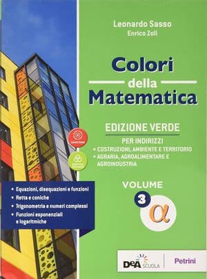 Copertina Colori Della Matematica - Edizione Verde Vol. 3 Alfa + Ebook +