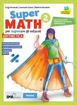 Copertina Supermath-Arit.Vol 2+Geometria 2+Easy Book(Su Dvd)+Ebook