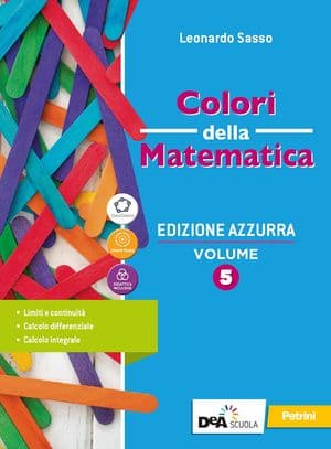 Copertina Colori Della Matematica Ed.Azzurra - Volume 5+Quad.Inclusione E Recup 5+Ebook
