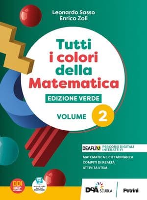 Copertina Tutti I Colori Della Matematica - Edizione Verde - Primo Biennio
