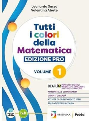 Copertina Tutti I Colori Della Matematica - Edizione Pro - Primo Biennio + Ebook