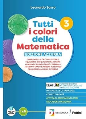 Copertina Tutti I Colori Della Matematica-Edizioneazzurra-Secondo Biennio E Quinto Anno