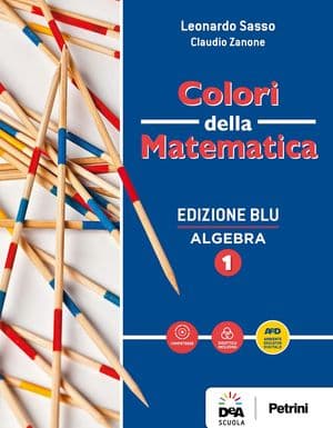 Copertina Colori Della Matematica - Edizione Blu Algebra 1 + Quaderno Algebra 1 - Ebook