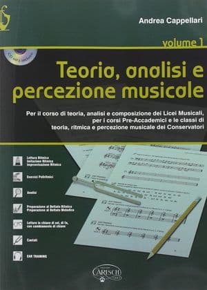 Copertina Teoria - Analisi E Percezione Musicale Volume 1
