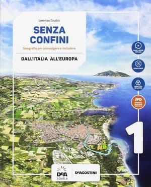 Copertina Senza Confini Volume 1 + Atlante 1 + Regioni D'Italia