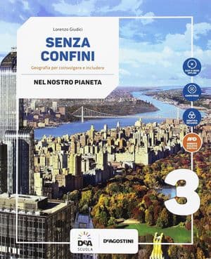 Copertina Senza Confini Volume 3 + Atlante 3 + Percorsi Interdisciplinari