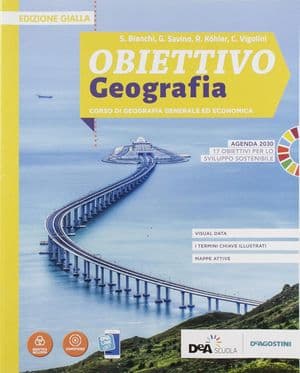 Copertina Obiettivo Geografia Edizione Gialla - Volume + Ebook