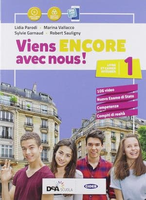 Copertina Viens Encore Avec Nous! Livre ÃLãVe Et Cahier D'Exercices 1+ Cartes Mentales