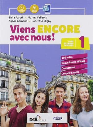 Copertina Viens Encore Avec Nous! Livre ÃLãVe Et Cahier D'Exercices 1+ Cartes Mentales