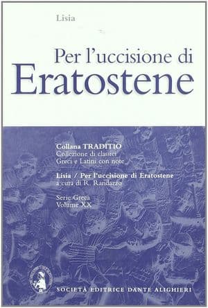 Copertina Per L'Uccisione Di Eratostene
