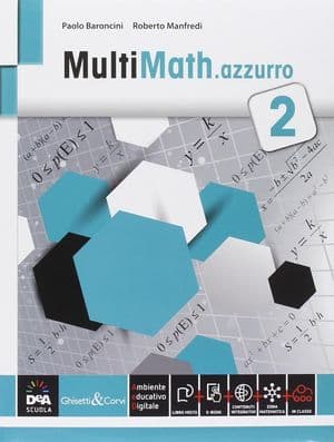 Copertina Multimath Azzurro Volume 2 + Ebook