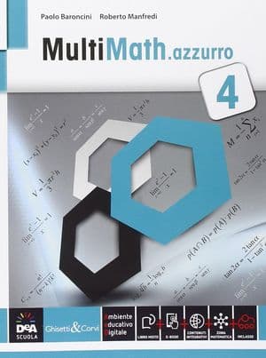 Copertina Multimath Azzurro Volume 4 + Ebook