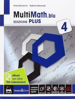 Copertina Multimath Blu Edizione Plus Volume 4 + Ebook + Videolezioni 3