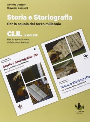 Copertina Storia E Storiografia Clil Per Il Secondo Anno Del Secondo Biennio