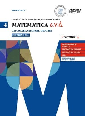 Copertina Matematica C.V.D. Ed.Blu  Vol.4
