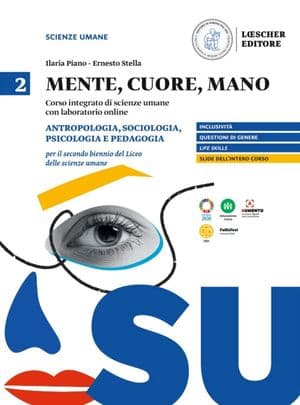 Copertina Mente, Cuore, Mano 2. Psicologia, Antropologia, Sociologia E Pedagogia