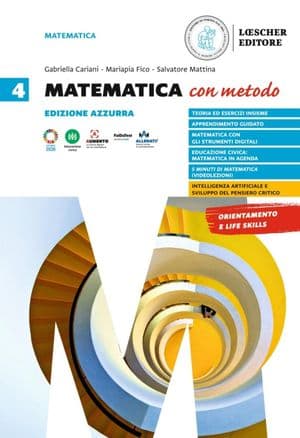 Copertina Matematica Con Metodo Ed.Azzurra Vol.4