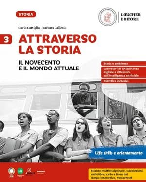 Copertina Attraverso La Storia Vol. 3 Il Novecento E Il Mondo Attuale