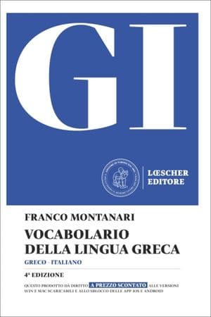 Copertina Gi - Vocabolario Della Lingua Greca 4 Edizione