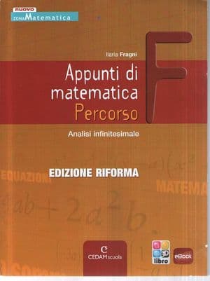 Copertina Appunti Di Matematica - Percorsi F