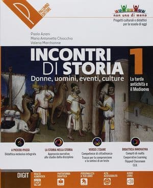 Copertina Incontri Di Storia 1Â° + Dvd 1Â°