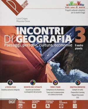 Copertina Incontri Di Geografia 3Â° + Atlante 3Â° + Dvd 3Â°