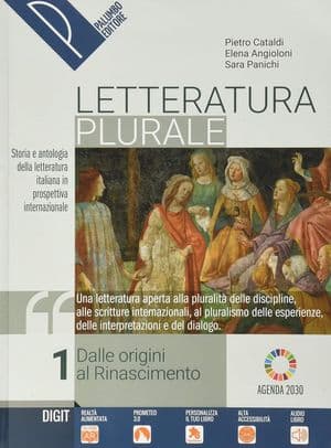 Copertina Letteratura Plurale Vol. 1 + Lib. Di Scrivere+ Ant. Comm.+Alfabeto Digitale