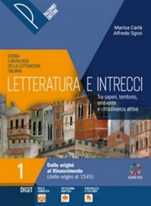 Copertina Letteratura E Intrecci Vol.  1 + Percorsi Di Didattica Digitale Integrata