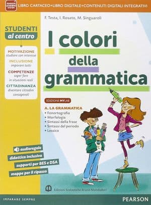 Copertina Colori Della Grammatica Edizione Mylab