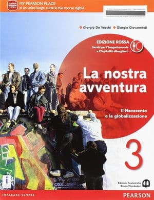 Copertina La Nostra Avventura 3 Edizione Rossa. Servizi Per L'Enogastronomia E L'Ospita