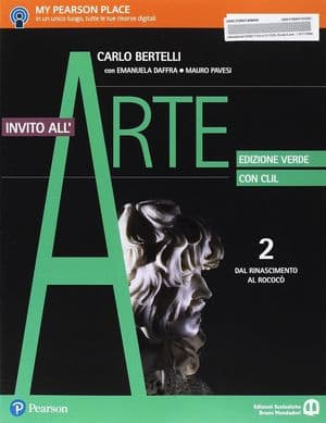 Copertina Invito All'Arte 2  Edizione Verde Con Clil